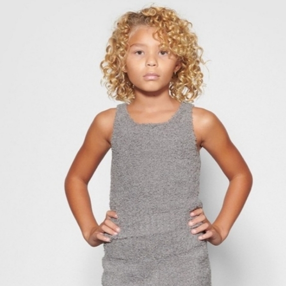 SKIMS GIRLS COZY TANK IN SMOKE 2T/3T/ NWT - Picture 7 of 8
